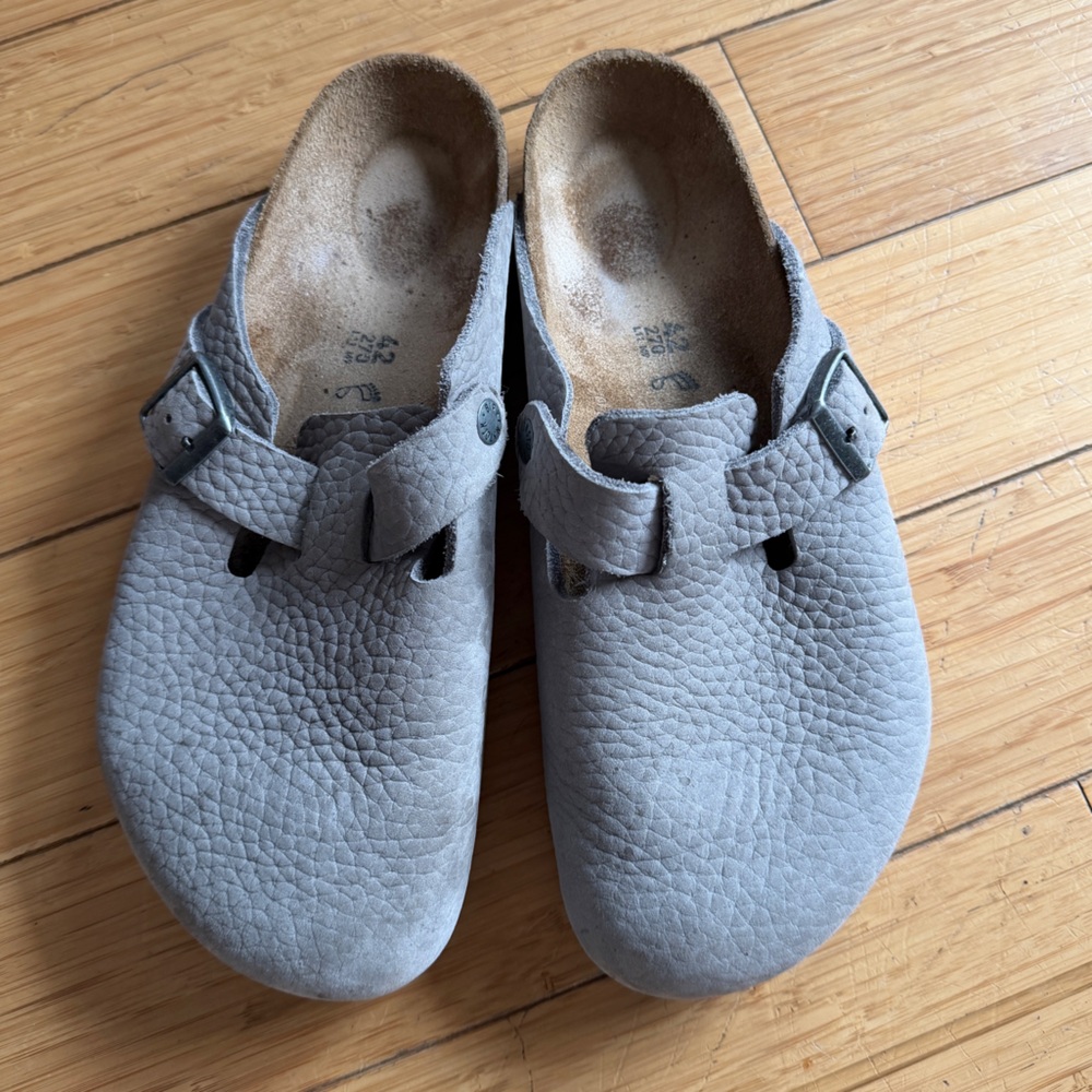 Birkenstock Boston Buckle Mule Clogs